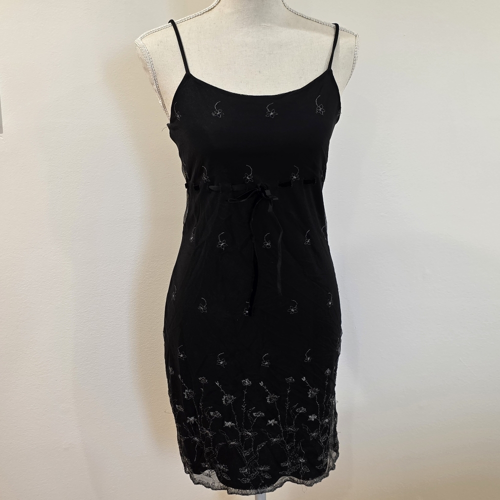 Vintage Monster Girl Black Dress